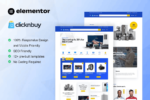 Clicknbuy – Woocommerce Electronic Store Elementor Kit