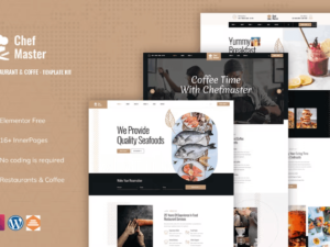 Chefmaster – Restaurant & Cafe Elementor Template Kit