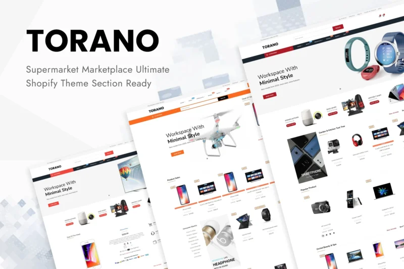 Torano - Supermarket Marketplace Ultimate Shopify theme